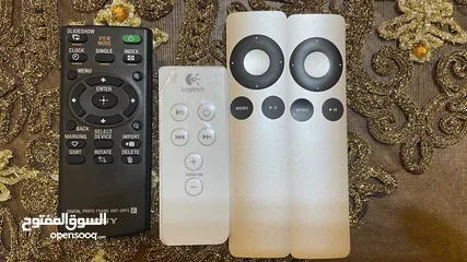  5 ريموت ريموتات متفرقة  اصلية مكيفات/تلفزيون (سوني  iphone Samsung gree haier sona gree midea  petra)