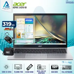  1 لابتوب ايسر اي 5 Laptop Acer i5 بافضل الاسعار