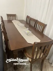  1 طاوله سفره 8 كراسي
