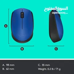  8 mouse logitech WIRELESS M171 ماوس ويرلس من لوجتيك بزنس انيقة