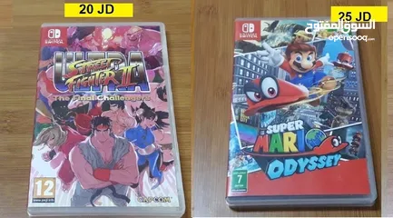  2 العاب Nintendo Switch موجود ايادي وقطع