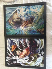  1 لوحتين ون بيس 3D