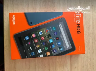  4 جهاز لوحي tablet Fire HD 8 ، شاشة 8 بوصة عالية الدقة ، 32 جيجابايت