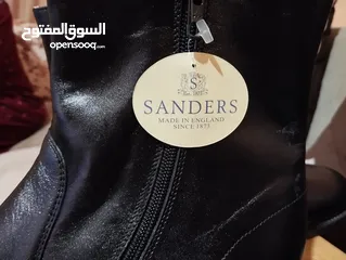  2 Sanders original black leather boot