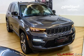 1 Jeep Grand Cherokee 2022 Limited Plug in hybrid 4xe  السيارة بحالة ممتازة جدا و قطعت مسافة 5000 كيلو