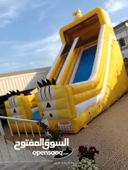  10 نطاطيات العاب اطفال في قطر  زحلاقية مع ارتفاع 8 متر  نطاطيات مع زحلاقيه ارتفاع 10 متر بركة السباحة