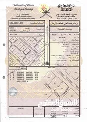  1 سكني بركاء الفليج الثانيه شبه كورنر بالقرب من منزل قائم موقع مميز بسعر استثماري - انا المالك