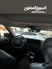 7 كيا EV6 موديل 2022 لون ازرق ميتالك صنف GT LIN بدون بانوراما للبيع