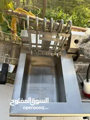  8 قلاية كهربائية مزدوجة ستانلس ستيل مع حنفيات لتصفية الزيت – بسعر 2000 شيكل