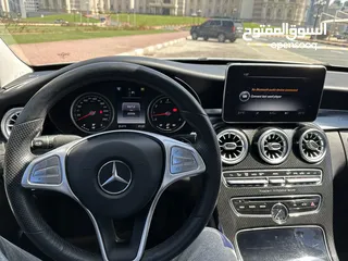  6 سيارة مرسيدس c200 موديل 2017 للبيع وارد كوريا نظيفه جدا جدا مرخصه عليها ملكيه شهر 2 2000cc