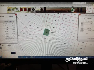  6 قطعتين أرض متلاصقات للبيع خلف جامعة  الإسراء 643 م + 611 م  حوض 19/القليب...