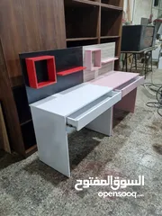  6 مكتب دراسة مودرن مع درج متوفر بعدة الوان حسب الطلب  لامينيت للأثاث المكتبي