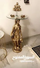  3 تمثال الحاملة الجرة الفخم باللون النحاسي ارتفاع 86 سم