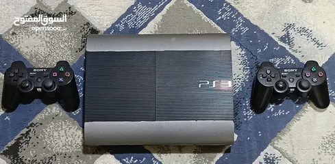  4 بلايستيشن 3 سوبر سليم + 2 دراع + 20 لعبة – بحالة ممتازه