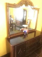  3 Dining Room Set with 8 Chairs and China Closet and Side Table