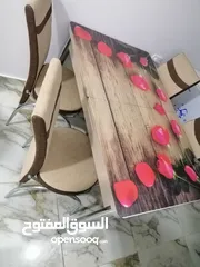  7 طاولة اكل اثات منزل