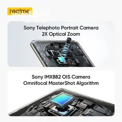  4 هاتف Realme 12 Pro 5G الذكي لوني ازرق وذهبي