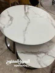  1 طاولة لغرفة الضيوف ماربل