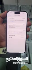  6 iPhone 15 pro max وارد الشرق الأوسط بحالة الجديد بطارية 100%