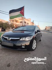  4 هوندا سيفيك 2009 هايبرد وارد اروبي  فحص كامل بحالة الوكاله