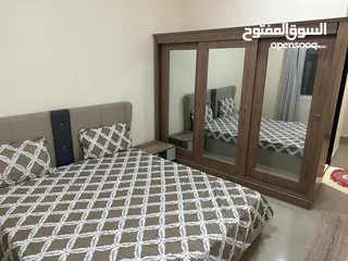  3 (md sabir )Two rooms and a hall, two bathrooms, a balcony overlooking the sea, furnished, in Sharjah