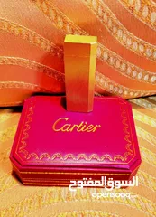  1 قداحة كارتير Cartier  الفاخره مطليه ذهب بحالة الوكاله فرنسيه  أصليه