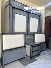  4 غرفه نوم شبابيه بحال الوكاله تفصيل خشبها زان ولاتيه 18وقشره بلوط