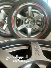  3 جنط فولك 16 مختوم ياباني اصلي ومخفف اصلي بدون اي عيوب