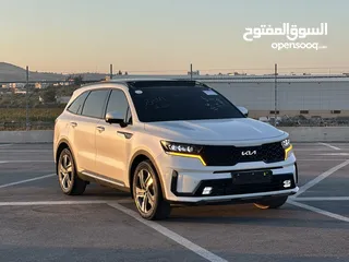  1 كايا سورينتو 2023 فل الفل  فتحة سقف بانوراما  4x4 ///240Hp بنزين + كهرباء  ( Haybrid) 1600cc