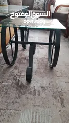  3 اثات منزل مستعمل طربيزات مع كورنر