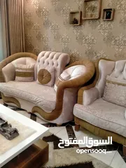  2 طقم كنب فاخر 7 مقاعد