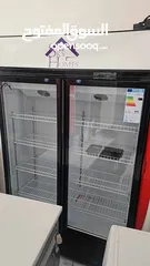 1 ثلاجه شبه جديدة باب عدد 2 مغلق توفير طاقه اضاءة ايد