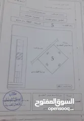  5 قطعة ثالث وحده من طريق الساحل للبيع