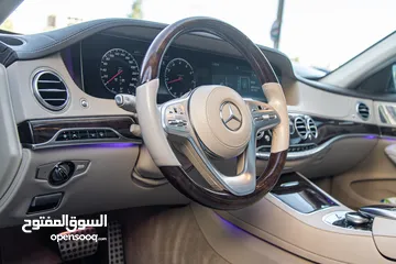  20 Mercedes s320 2019 السيارة وارد و بحالة الوكالة