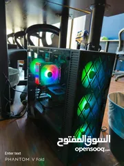  1 جهاز PC gaming جيمنج للبيع استعمال 3 شهور كامل مع شاشة 2 كي  للبيع بداعي السفر