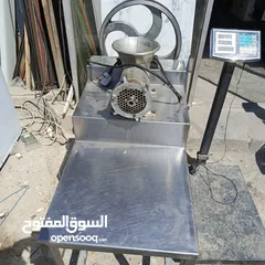  1 ماكنة لحمة 32 ومنضار لحمة