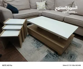  14 طاولات وسط مع سيرفس