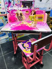  14 السعر شامل التوصيل داخل عمان عرض خاص على مكتب الدراسة للاطفال مع مقعد فقط من island toys