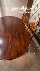  1 طاولة سفرة ست كراسي