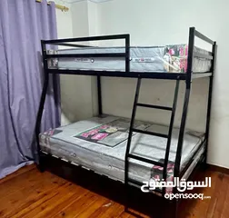  4 سرير بدورين حديد Furniture oh