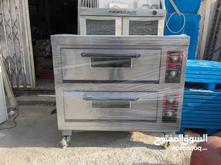  1 Automatic Mild Steel Electric Deck Oven, For Breads, Two
