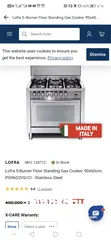  6 LOFRA  5 burnal electronic stove