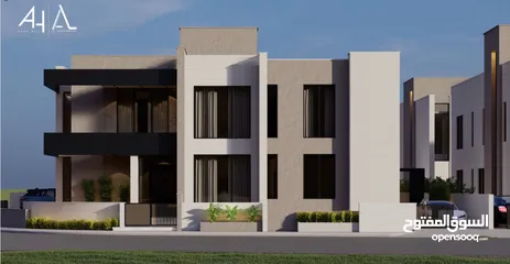  3 فلل مميزه بتصمم عصري للبيع شارع البتراء