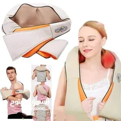  4 جهاز مساج الرقبة و الاكتاف و الظهر  و تدليك كامل