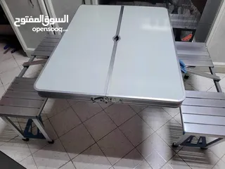  3 طاولة الألمنيوم قابلة للطي Aluminum folding table