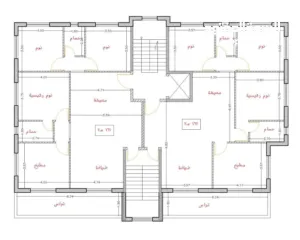  5 شقق للبيع الجبل الشمالي شارع عماد الدين