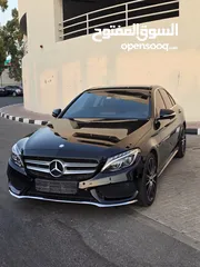  4 Mercedes-Benz C200 model 2015 gcc full option Original paint