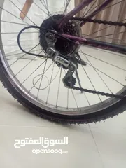  5 دراجه هوائيه (بسكليت) قياس 24.  بحاله جيده جدا للبيع