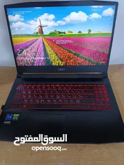  1 لابتوب MSI الجيل 12 i7 جهاز اخو الجديد مستعمل قليل كلش