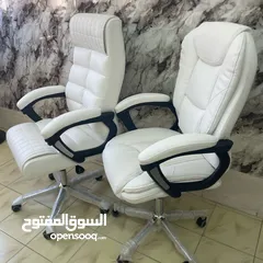  21 كرسي مدير جلد... رفاهية المكتب تبدأ من هون!المظهر ملوكي الراحة خيالية والسعر؟ ولا بالأحلام!